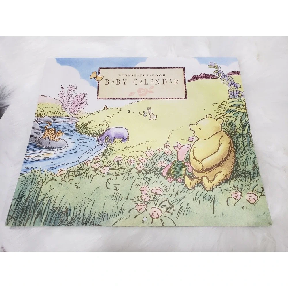 Vintage Classic Winnie The Pooh Baby's First Year Calendar